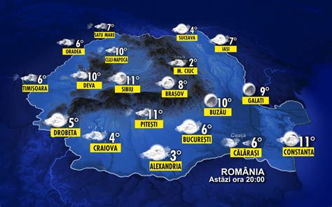 Prognoză meteo pe trei zile Breaza, Suceava, România